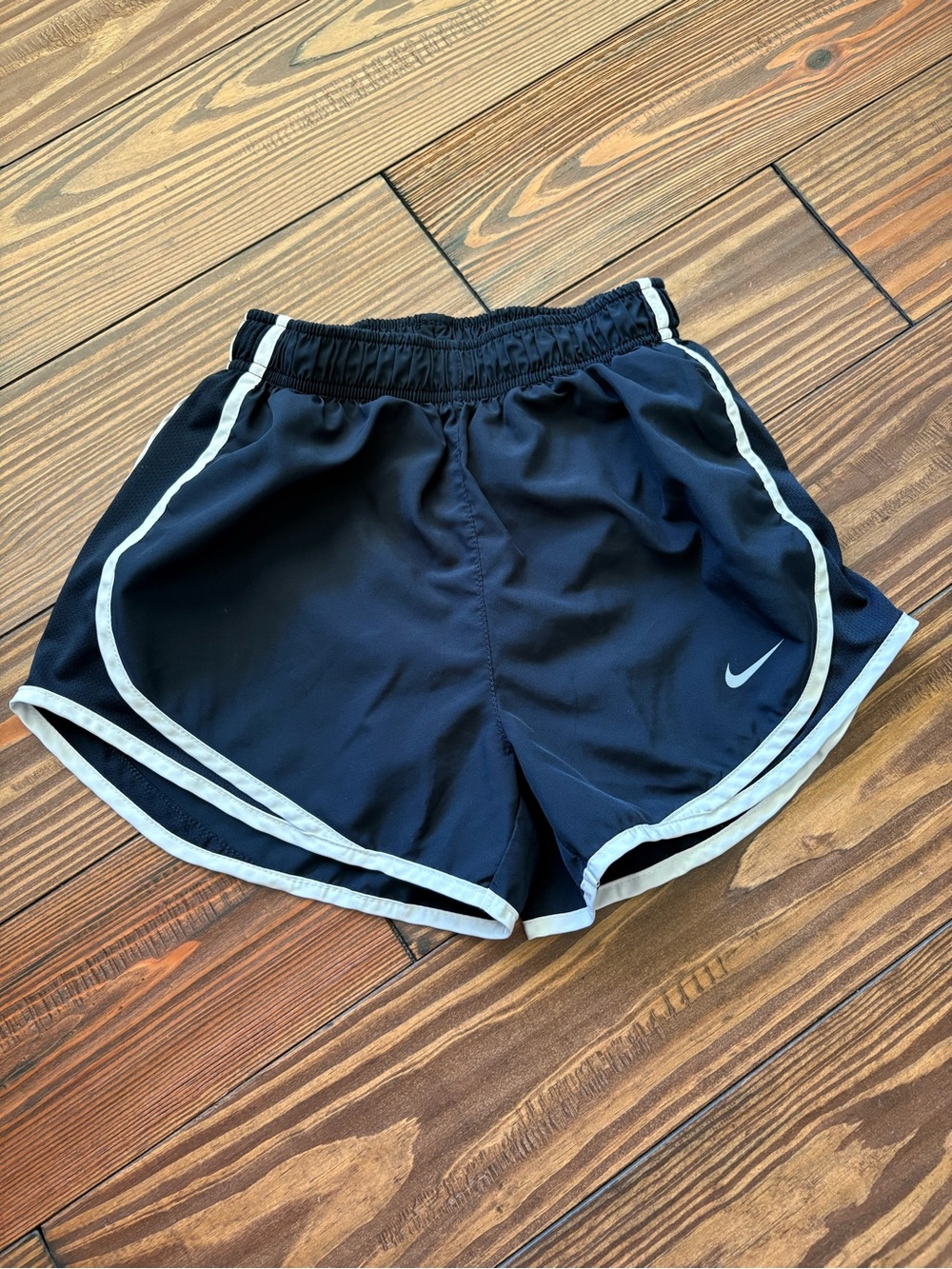 Nike Navy Dri-FIT Running Shorts with White Trim